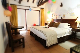 Habitación Doble con Terraza - Hotel Mesón de los Virreyes - Villa de Leyva, Boyacá - image - 7